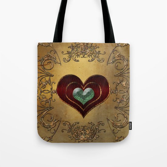 Hearts Tote Bag