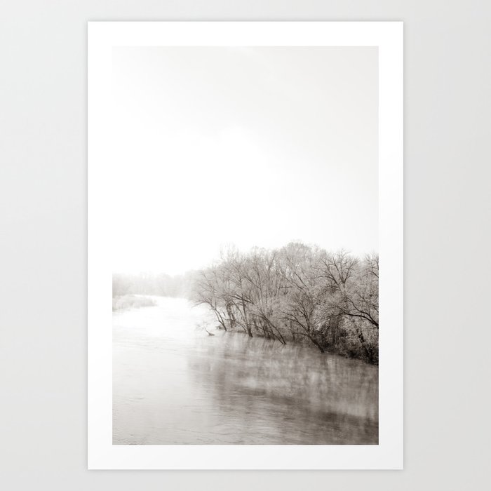 Banks of the Duck River Art Print