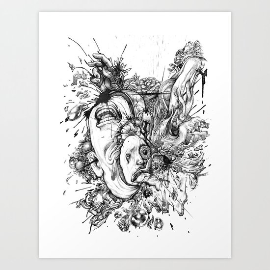 panic Art Print