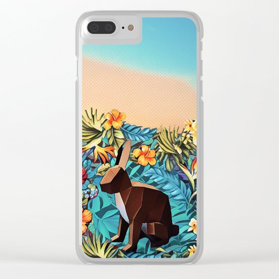 Bunny Clear iPhone Case
