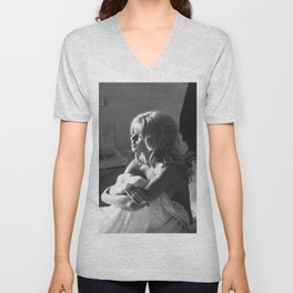 Brigitte Bardot #11 V Neck T Shirt