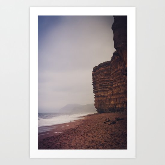 Jurassic Coast Art Print