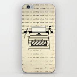 All work and no play II iPhone Skin