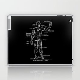 Surface of the Body Vintage Medical Illustration Laptop Skin