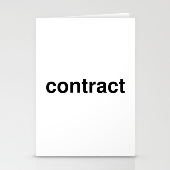 contract Stationery Cards