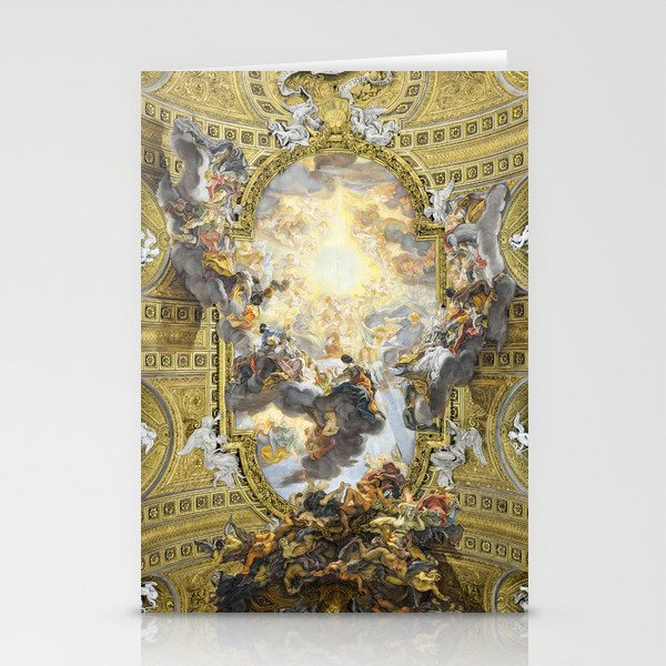 Renaissance Painting Fresco Angels Gods Stationery Cards