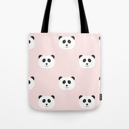 Panda Love -Pink Tote Bag