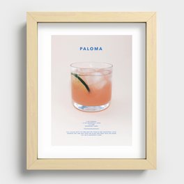 Paloma Recessed Framed Print