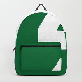 4 (White & Olive Number) Backpack