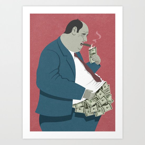 money belly Art Print