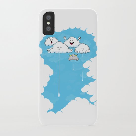 Young Clouds fooling around iPhone Case