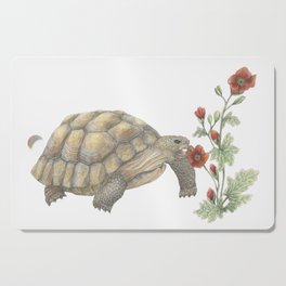 Desert Tortoise & Mallow Cutting Board