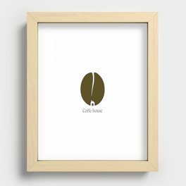 Coffee house Recessed Framed Print