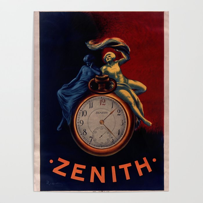 Vintage watch shop posters
