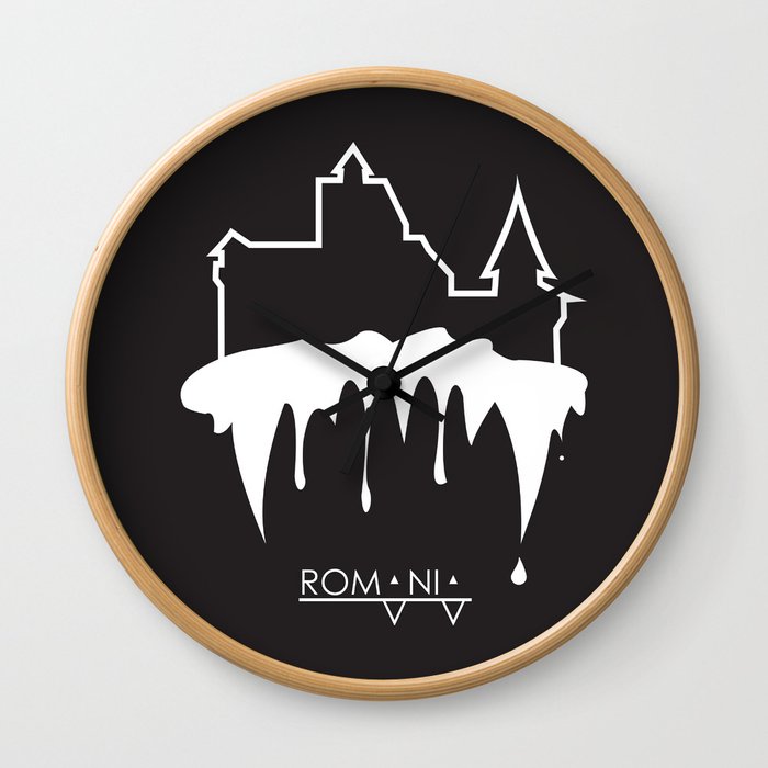 Romania Wall Clock