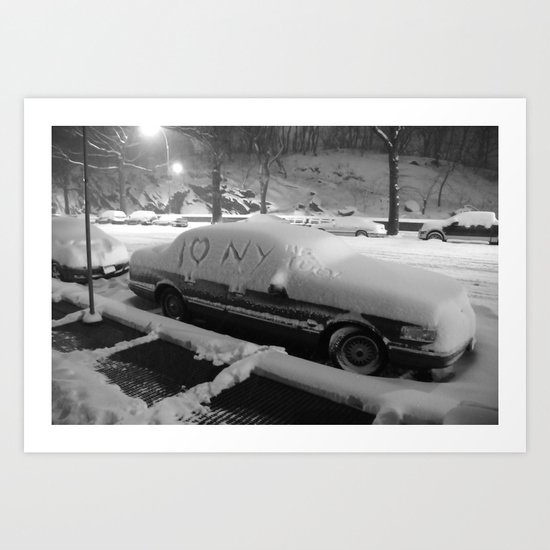 Meltable Inscription Art Print