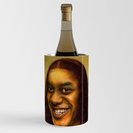 Funny Ainsley Harriott Mona Lisa Parody Wine Chiller