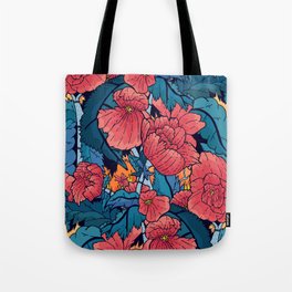 The Red Flowers Tote Bag