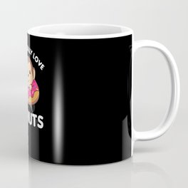 Sweet Monkey Funny Animals In Donut Pink Mug