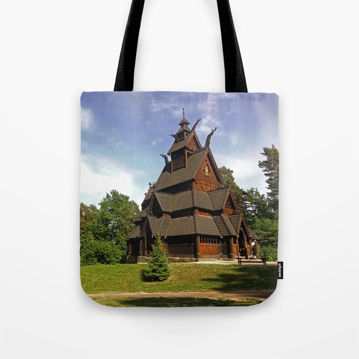 Viking House in Norway - Fine Art Travel Photography Tote Bag