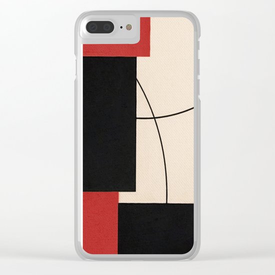 Simple Connections 1 Clear iPhone Case