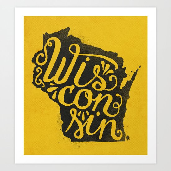 Wisconsin Art Print