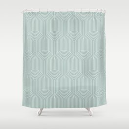 Art Deco Arch Pattern XIX Shower Curtain