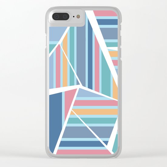 CRAZY STRIPES (abstract pattern) Clear iPhone Case