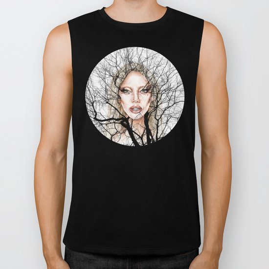GA Ga Wisdom Veins lg Biker Tank