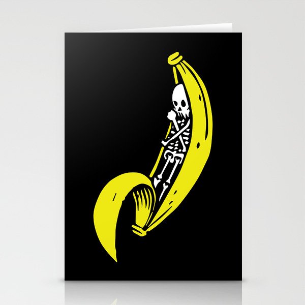 Banana Skeleton Stationery Cards