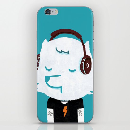 Metal Rock Dog iPhone & iPod Skin