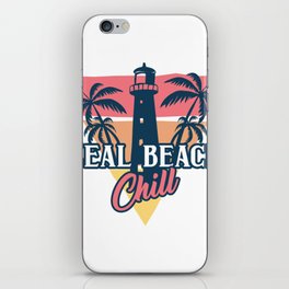 Seal beach chill iPhone Skin