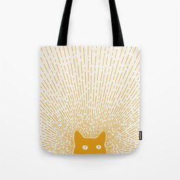 Cat Landscape 96: Good Meowning Tote Bag