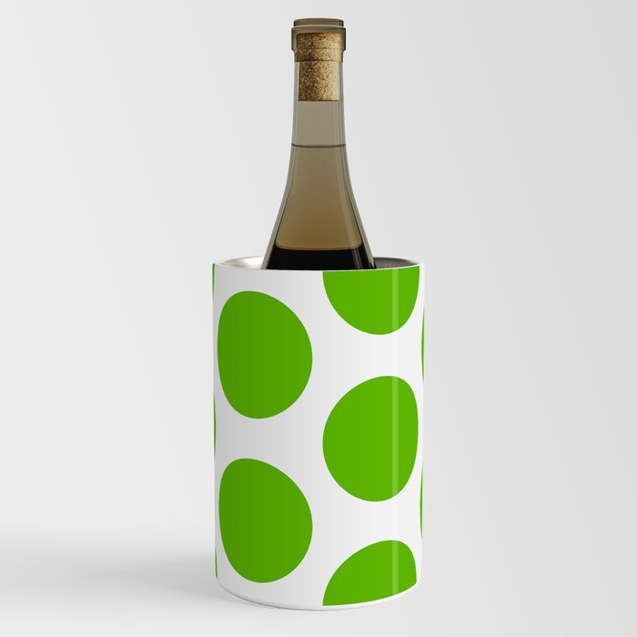 Green Polka Dots Wine Chiller