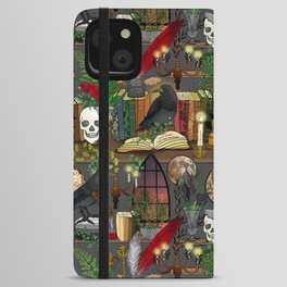 The Raven's Study iPhone Wallet Case