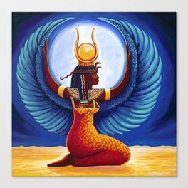Isis Egyptian Goddess Canvas Print