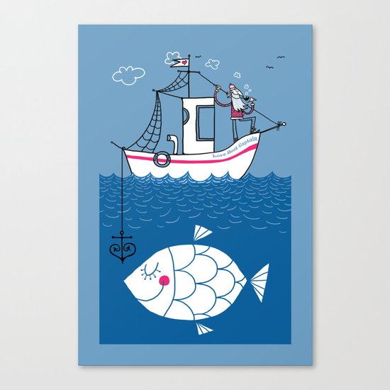 Love Boat Captain Canvas Print
