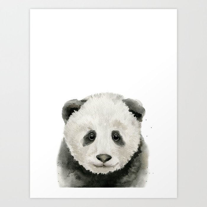 Discover the motif PANDA by Art by ASolo  as a print at TOPPOSTER