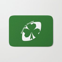 Rugby Ireland Bath Mat | Shouldertoshoulder, Irish, Graphicdesign, Coygig, Digital, Green, Shamrock, Coybig, Sexton, Sports 