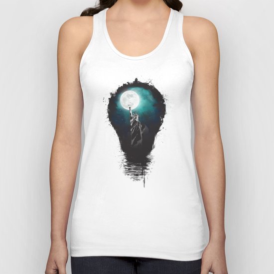 Big city lights Unisex Tank Top