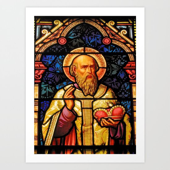 Saintly Glass #2 Art Print