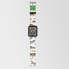 Illustrated Northeast Game Fish Identification Chart Apple Watch Band