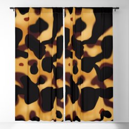 Tortoise Shell Pattern Blackout Curtain