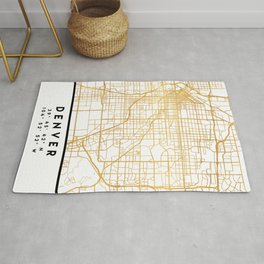 Denver Map Rugs For Any Room Or Decor Style Society6