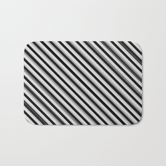 Black and White 2 Bath Mat