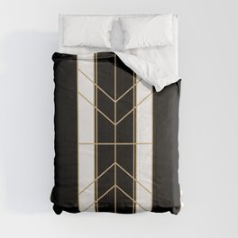 Black & Gold - Art Deco Comforter