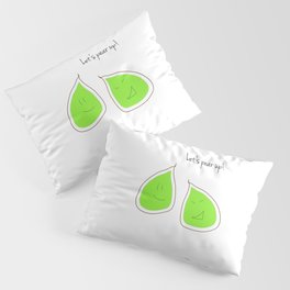 Pears | Punny Fruits Pillow Sham