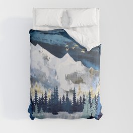 Moonlit Snow Comforter