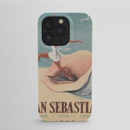 Vintage poster - San Sebastian iPhone Case