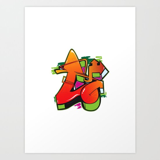 Graffiti Art Print